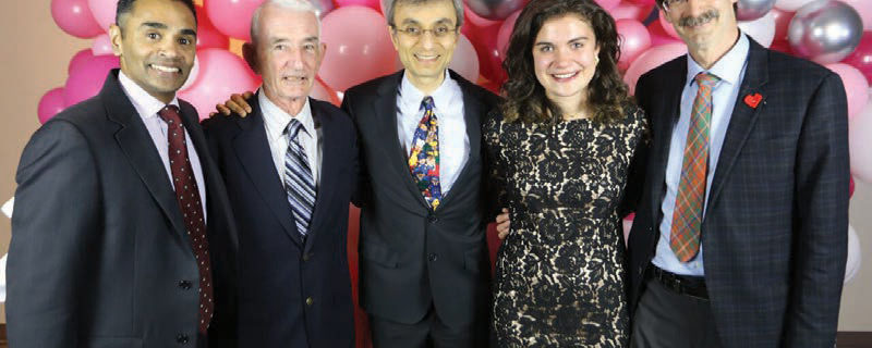 Dr. Sanatani, Dr. Patterson, Dr. Gandhi, Mina, and Dr. Hosking.