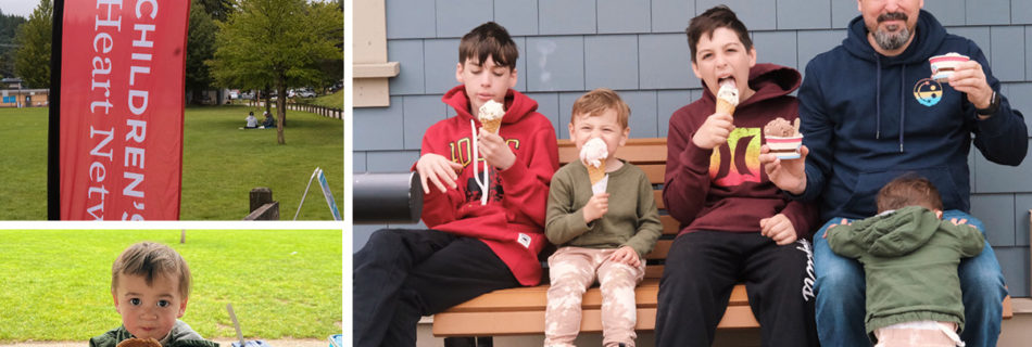 CHN banner, Maddox, and Van Koughnett family