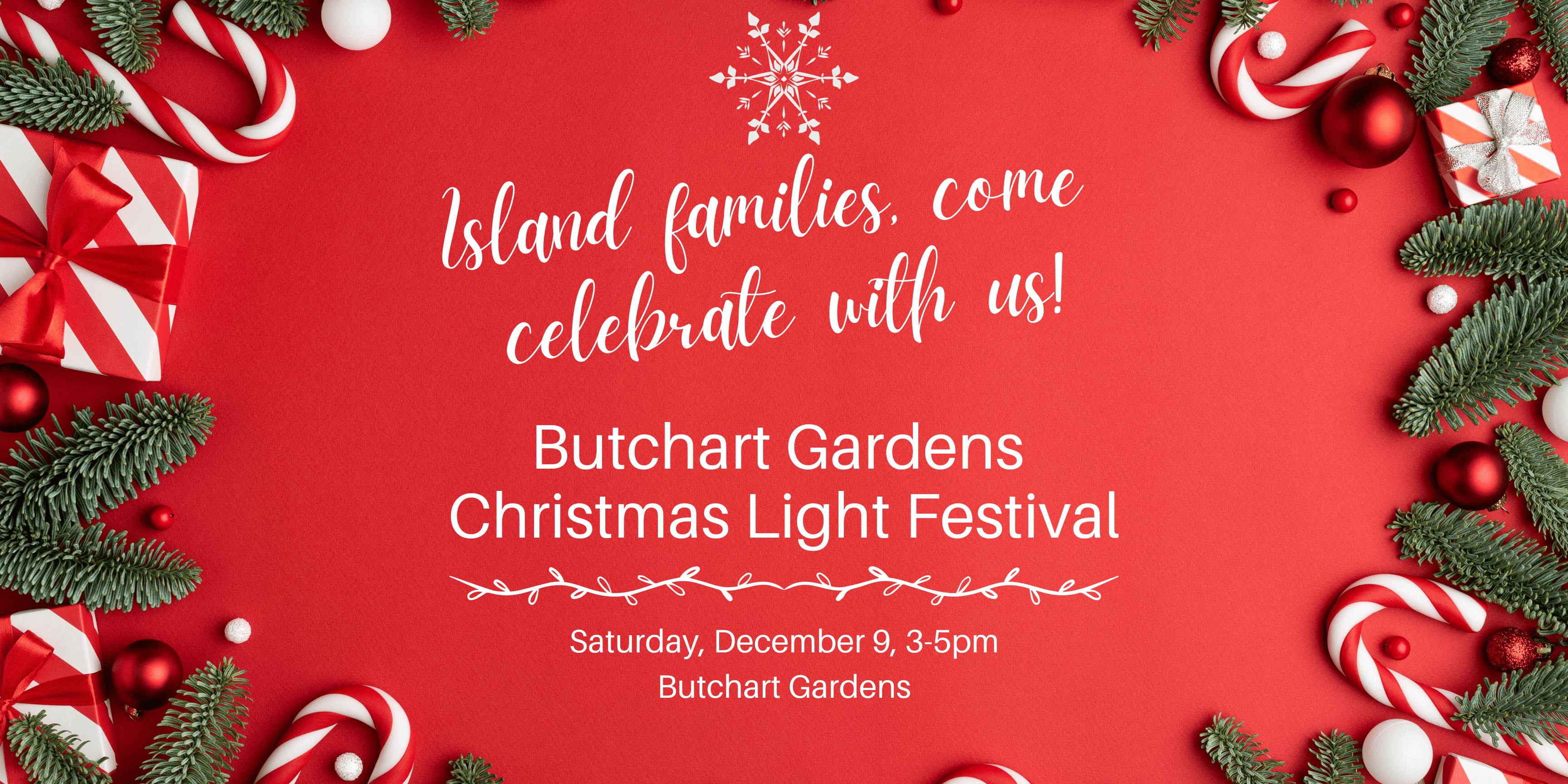 Butchart Gardens at Christmas for ISLAND CHN Members